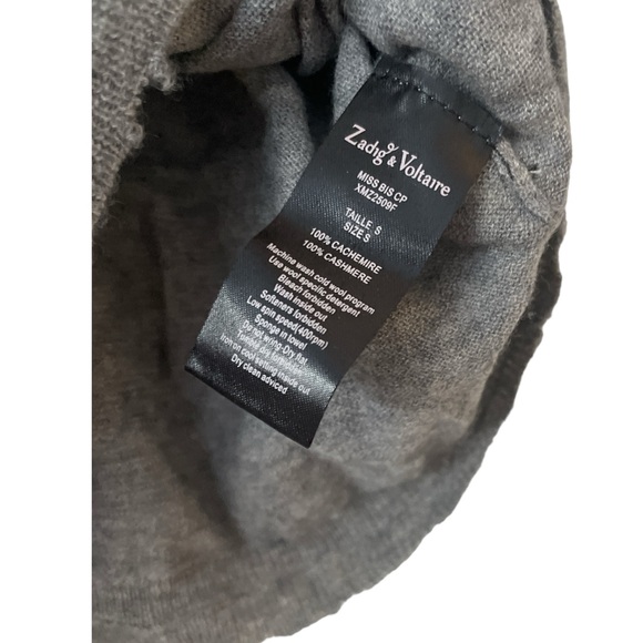 Zadig & Voltaire Crystal Guitar Cashmere Sweater - Picture 3 of 4